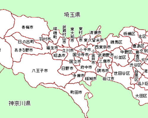 東京都マップ