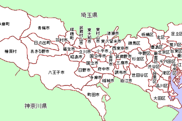 東京都マップ