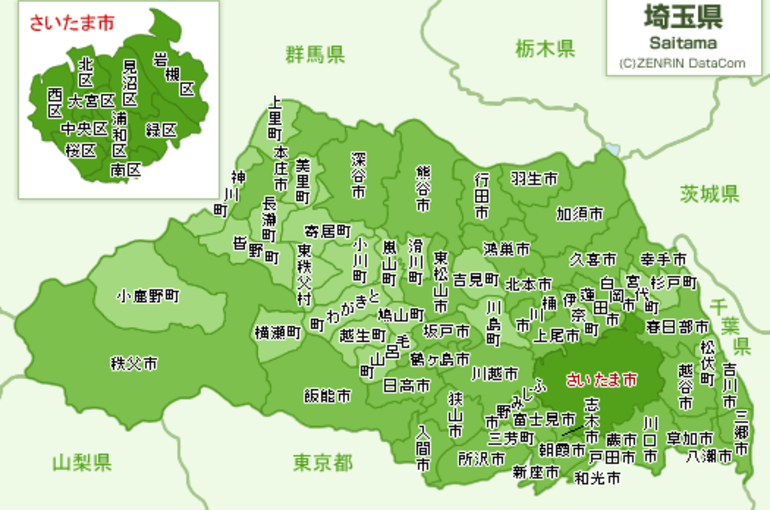 埼玉県マップ